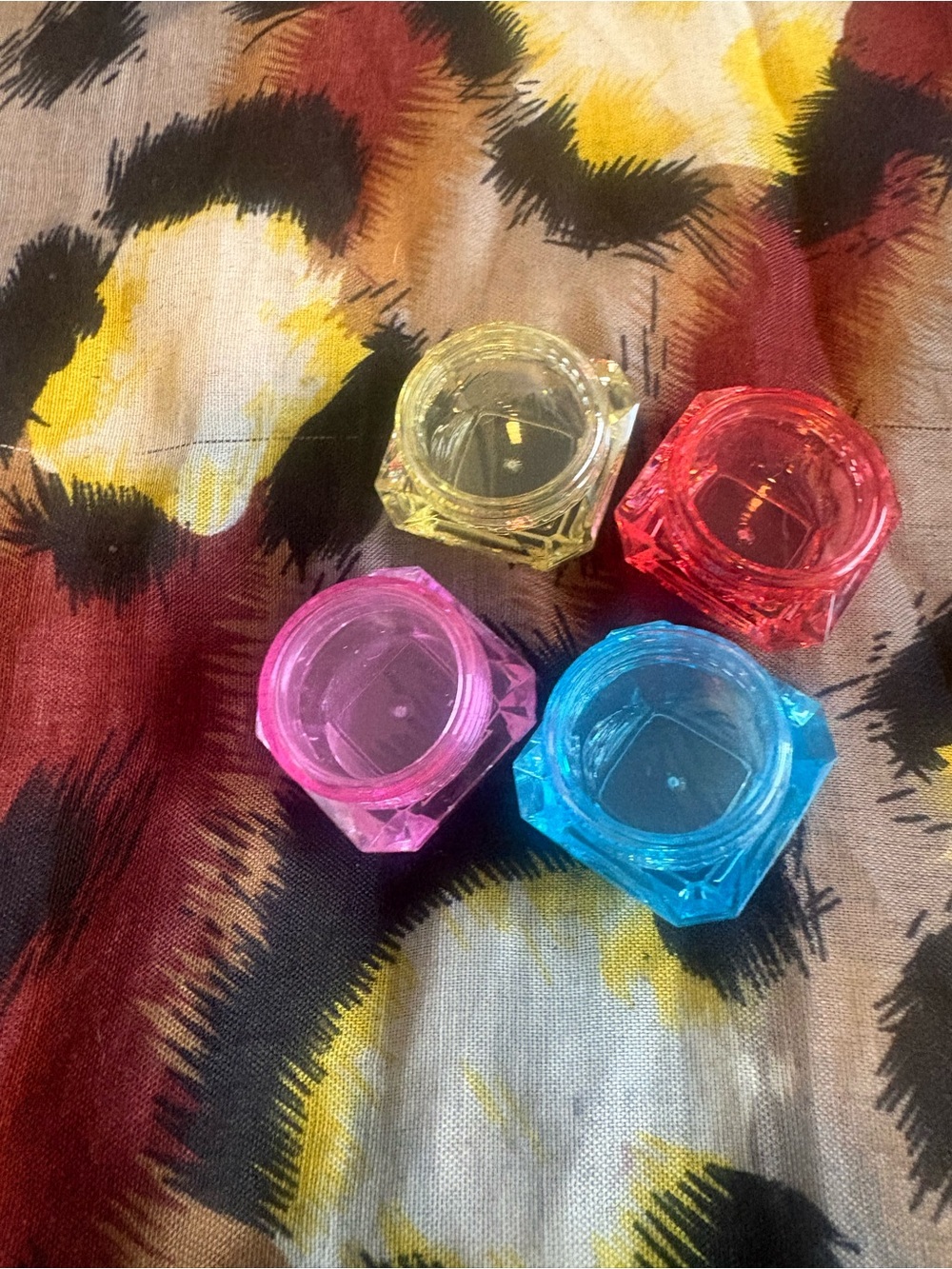 50 pcs colorful Empty refillable - Pink, Blue, Red, Yellow.
